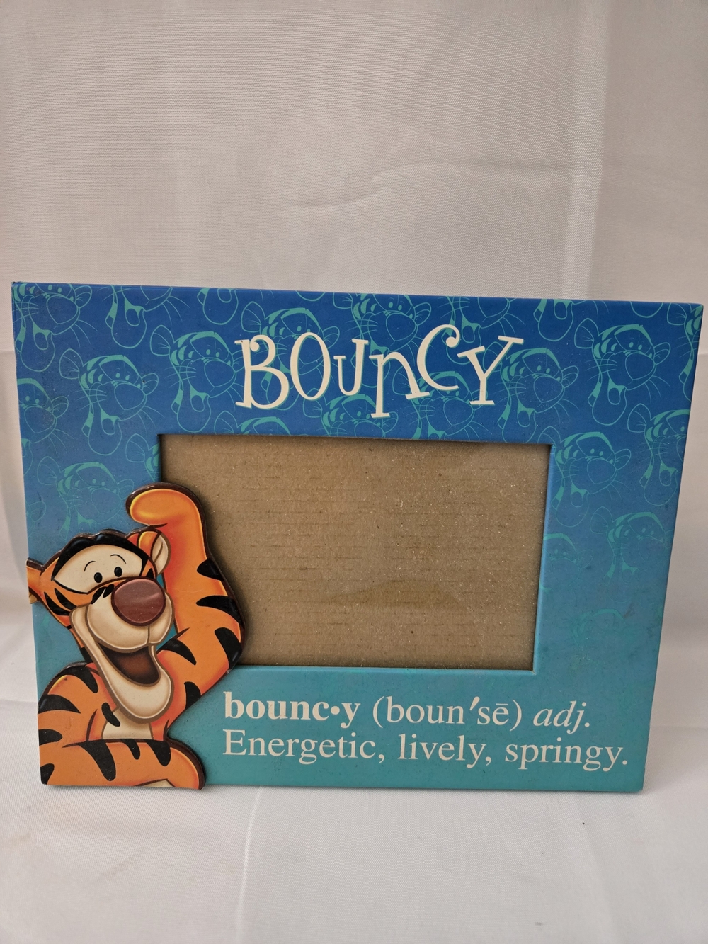 Vintage Disney Tigger Bouncy Picture Frame Walt Disney World Winnie the Pooh